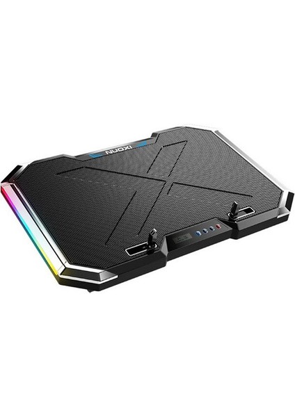 Mc Q8 6 Fanlı Oyuncu Notebook Soğutucu Stand Yükseklik Ayarlanabilir LED Işıkl - MCT9930-9909