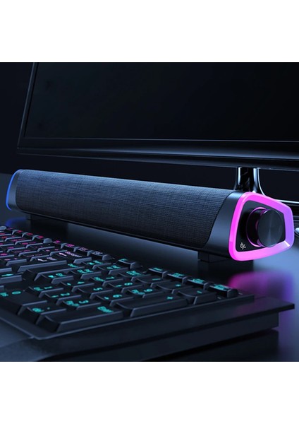 Ally Rgb Bas Soundbar Tv Ses Sistemi ve Bilgisayar Masaüstü Bluetooth Hoparlör Su - MCT7915-9426