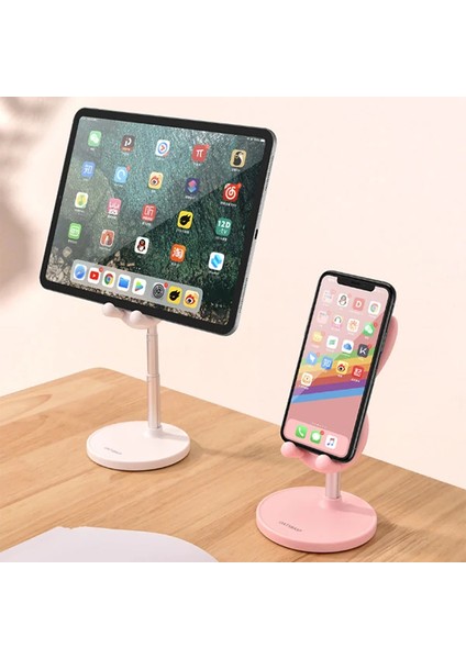 Ally Cute Masaüstü Telefon Tablet Tutucu Stand Uzatılabilir HAREKETLI-(5775) - MCT4487-4104