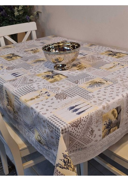 Kaydırmaz Tabanlı Pvc Muşamba - Desenli Silinebilir 120 x 150 Hazır Masa Örtüsü fiyatları