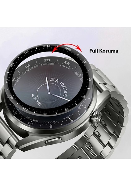 Huawei Watch 3 Pro 3D Full Kaplama Ekran Koruyucu PET+PMMA-(5775) - MCT5389-5560