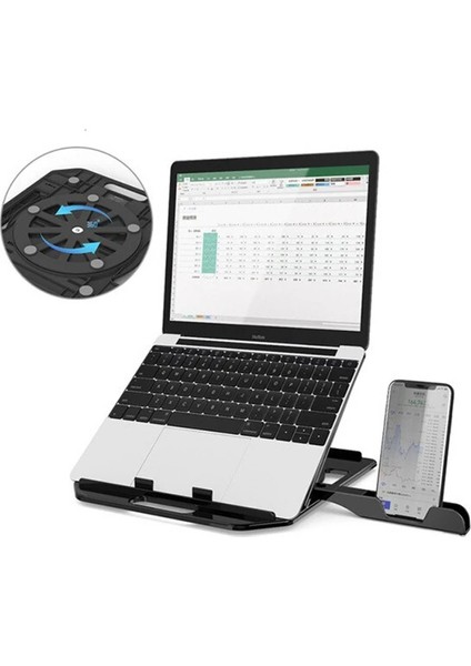 Ally Yükseklik Ayarlı Dizüstü Laptop-Tablet Standı Telefon TUTUCU-(5775) - MCT7030-8562