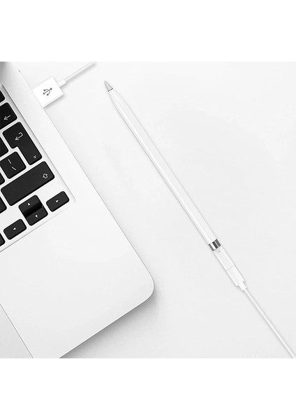 Ally Apple Pen Pencil Kalem USB Şarj Cihazı Lightning ADAPTÖRÜ-(5775) - MCT1179-6686