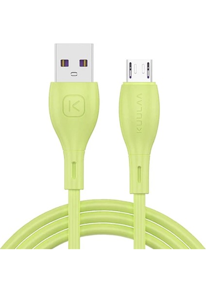 Kuulaa Liquid Silicone Mikro USB 2.4A Hızlı Şarj Kablosu 1METRE-(5775) - MCT3644-6350