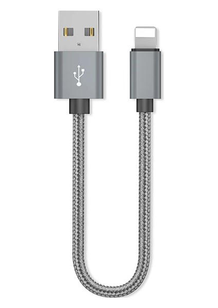 Ally Iphone Ios 3.0A Hızlı Şarj Halat USB Kablo 20CM-(5775) - MCT6226-7494