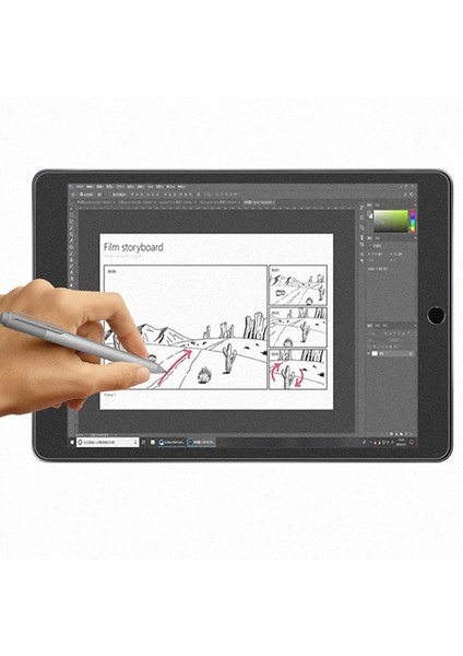 Ally iPad 10.2 Paper Like Film Darbe Emici Pet Ekran Koruyucu (2021-2020-2019)-(577 - MCT2700-6684