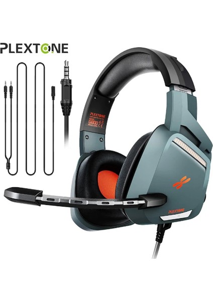 Plextone G800 3.5mm Teleskopik Kablolu Gaming Oyuncu KULAKLIĞI-(5775) - MCT3630-8186
