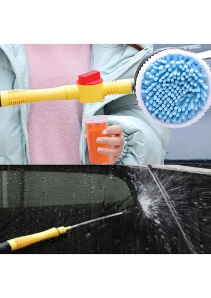 Ally Otomatik Dönen Araç Yıkama Fırçası Mikrofiber Araba Yıkama Paspas Sabunl - MCT2857-6111