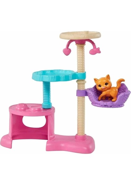 Barbie ve Yavru Kedileri Oyun Seti HHB70