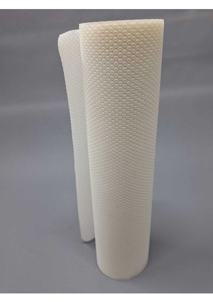 Krem Raf ve Dolop Içi Örtüsü - Kaymaz Raf Örtüsü 45CM x 500 cm