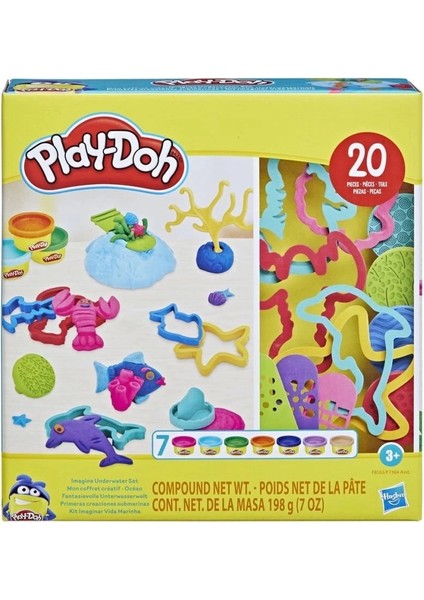Bfs F7384 Play-Doh Creations Hayal Gücü Şekilleri Seti +3 Yaş