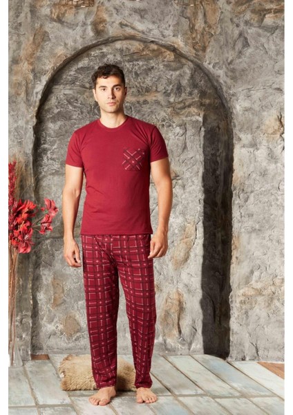 Ekose Desenli Kısa Kol Pijama Takımı fiyatları