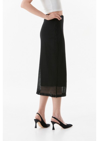 Basic Beli Lastikli Triko Etek indirimleri