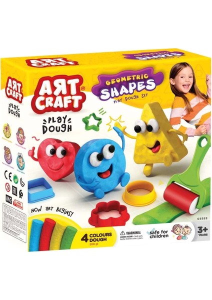Bfs Art Craft Geometrik Şekiller Oyun Hamuru Seti 11 Parça