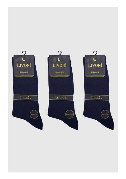 Livoni Dikişsiz Bambu Erkek Çorap