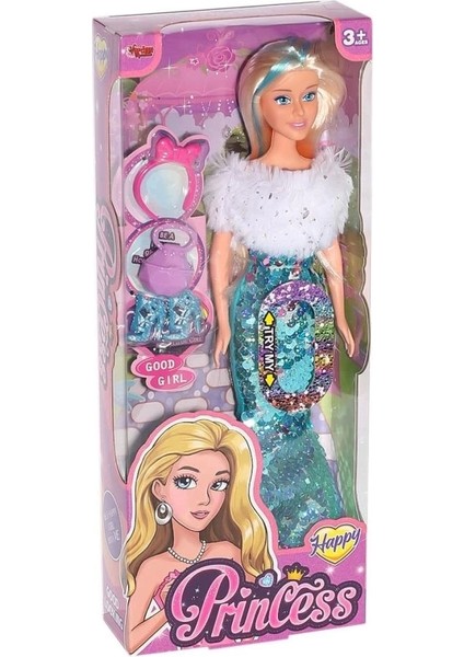 Bfs WG-66772-73 Renk Değiştiren Pullu Kıyafetli Bebek -Vardem Oyuncak fırsatları