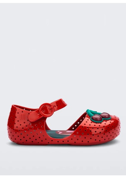 Kırmızı Kız Çocuk Sandalet