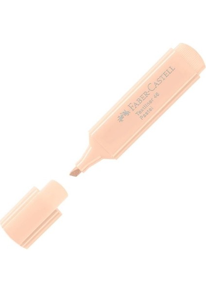 Faber Castell Fosforlu Kalem Pastel Pudra Pembe - 3 Adet