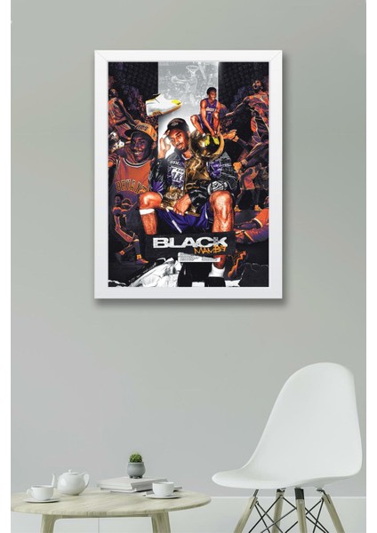 Kobe Bryant Çerçeveli Tablo - Black Mamba Nba Posteri Tablo fiyatları
