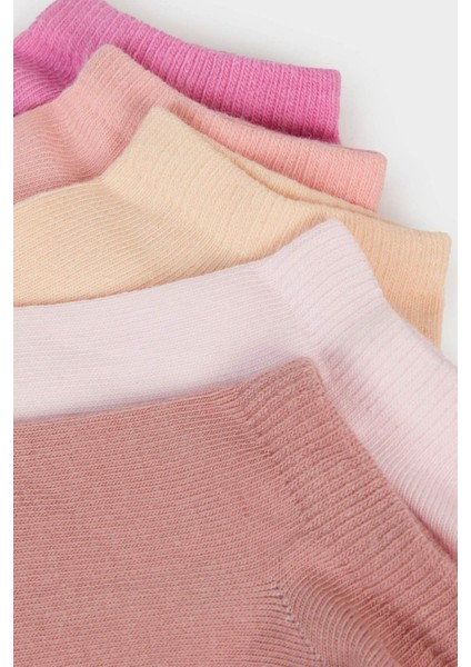 Kız Çocuk 5'li Pamuklu Patik Çorap F8564A8NS