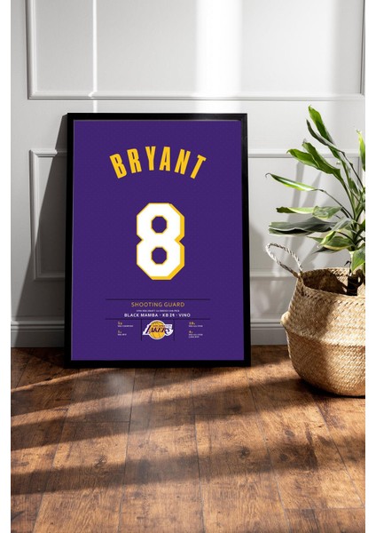 Kobe Bryant Forma Çerçeveli Tablo - Nba Los Angeles Lakers Jersey fiyatları