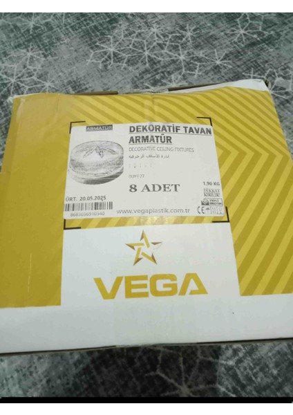 Dekoratif Şeffaf Glop 8 Adet