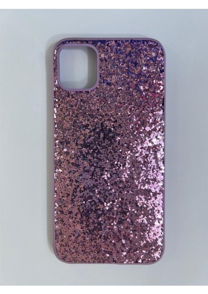 Iphone 11 Simli Lila Silikon Kılıf