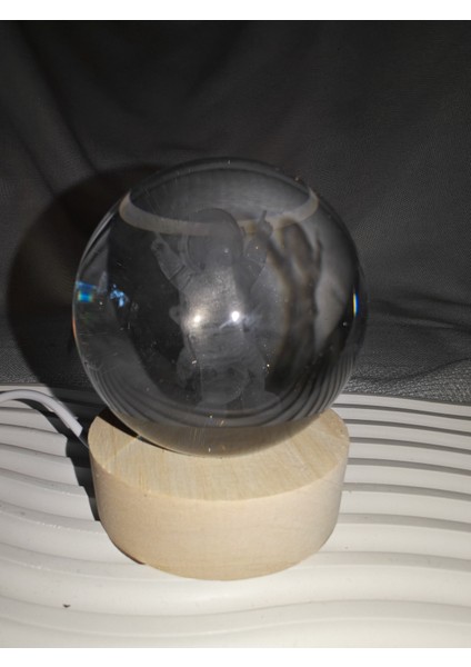 Acr-Hediyelik Dekoratif Mini Gece Lambası Işıklı Cam Küre, Işıklı Kristal Top Çeşitleri 6 cm Çapında Sarı Gün Işığı Sıcak Işık Verir. Çocuklar ve Yetişkinler Için Uygundur. Desen Çeşitleri Vardır. modelleri