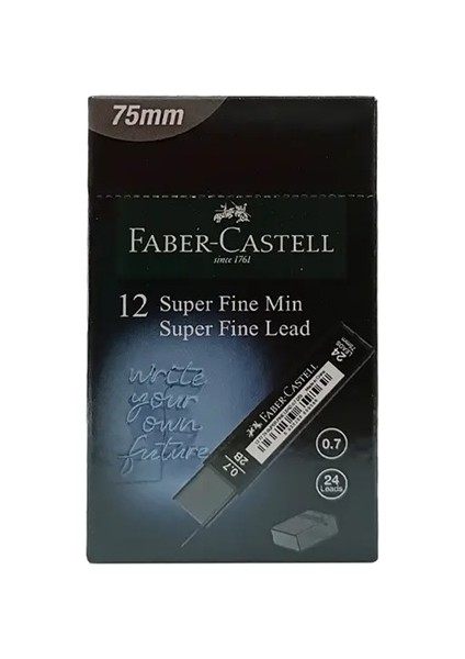 Faber Castell Min 0.7 Uç 24LÜ 2b Black Kalem Ucu - 4 Adet