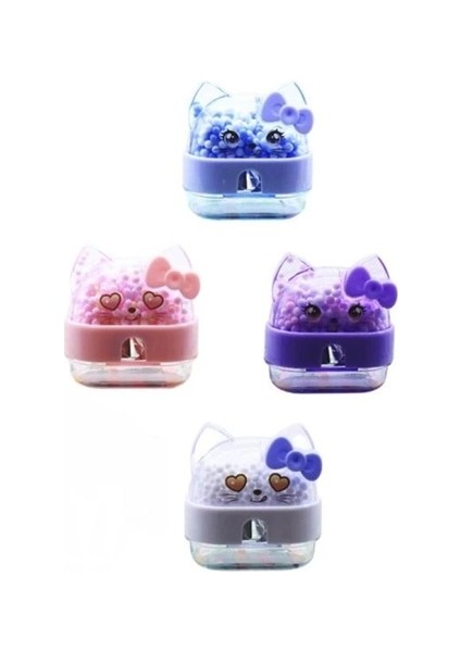 Pastel Kalemtraş Köpük Boncuklu Cutie Kitty MK-4060 - 2 Adet