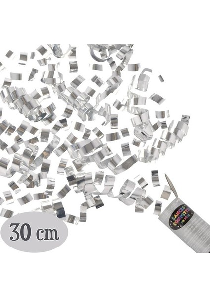 Gümüş Renk Konfeti 30 cm (4767) - GMS7542-9995