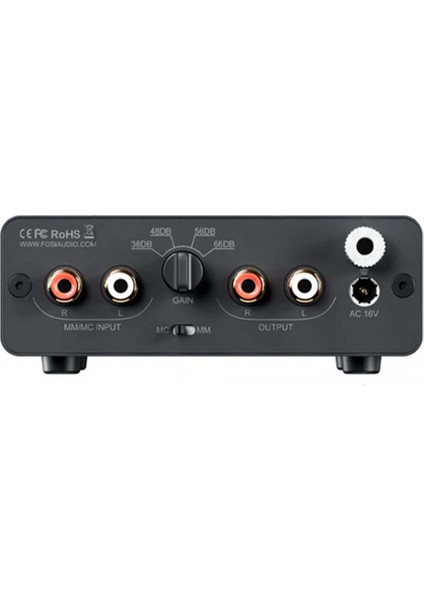 Box X5 Phono Preamp , Mini Ön Amplifikatör Home Stereo Audio Mm& Mc Cartridge Turntable/record Player/active Speakers, 4 Seviyeli Ayarlanabilir Kazanç 38/48/56/66 Db Rca Çıkışlı