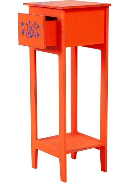 Bohem Turuncu Mini Komodin