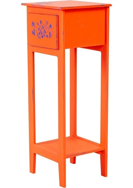 Bohem Turuncu Mini Komodin