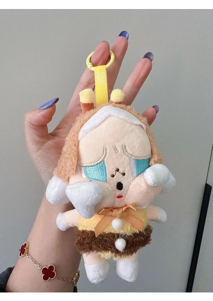 Yeni Crybaby Peluş Anahtar Bebek Bebek Karikatür Sevimli Anahtar Alan Asılı Mücevher Araba Peluş Anahtar Zincir Kadın Hediyeler Oyuncak: F (Yurt Dışından)