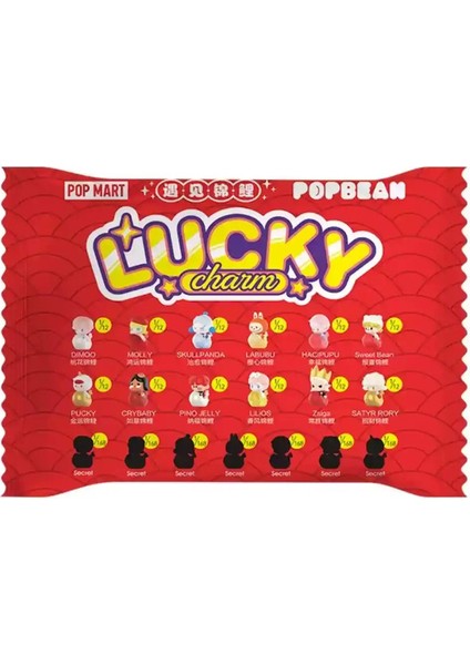 Dimoo Crybaby Lucky Charm Serisi Pop Bean Mini Bebek Çanta Kutusu Kawaii Anime Figür Sürpriz Sevimli KızHediye Koleksiyonu: Hacipupu (Yurt Dışından)