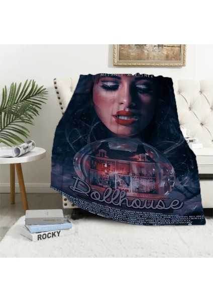 Nie Martinez Singer Crybaby Müzik Albümü Battaniye Yatak Battaniyeleri Atar Mikrofiber Yatak Kral Kapak Diz Kanepe Dekoratif Renk: S3508/BOYUT: 75X100CM (Yurt Dışından)