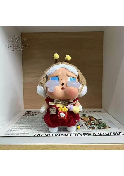 (Sadece Kumaş) 13 cm Gözyaşı Için Fabrika Ağlayan Ağlayan Bebek Vinil Sevimli Kıyler Biberon Tulum Crybaby Kumaş Renk: Kırmızı (Yurt Dışından)