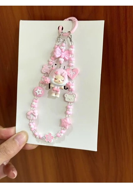 Yeni Pop Bean Diy Kafatası Panda Molly Crybaby El Yapımı Ikinci Yaratılış Telefon Zinciri Boyalı Anahtarlama Alaşım Anahtarı Hediyesi: Sp Dreamer/malzeme: Tek Beden (Yurt Dışından)