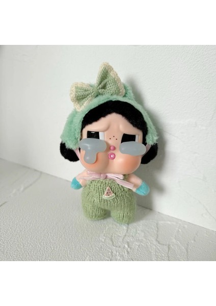 15CM Crybaby Ağlayan Bebek Gözyaşları Vinil Yüz Peluş Bebek Kıyleri Set Bebek Rengi Içermiyor: B (Yurt Dışından)