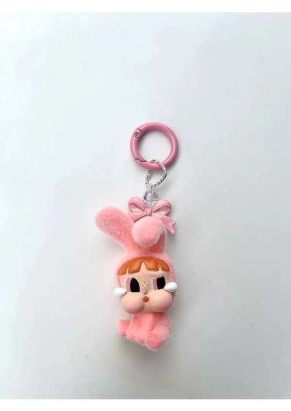 Kawaii Crybaby × Uçan Polis Anahtarlık Zinciri Sırt Çantası Kolye Araba Kilit Zincir Aksesuarları Dekoratif Süsler Kidscolor Için Hediyeler: E (Yurt Dışından)
