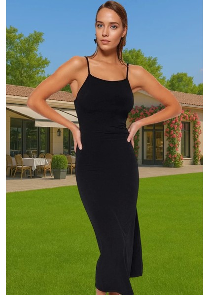 Yazlık Plaj Elbisesi Vücuda Oturan Maxi Örme Dekolteli Tasarım Kaliteli Işçilik Konforlu Kesim fiyatları