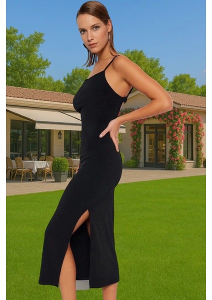 Yazlık Plaj Elbisesi Vücuda Oturan Maxi Örme Dekolteli Tasarım Kaliteli Işçilik Konforlu Kesim modelleri