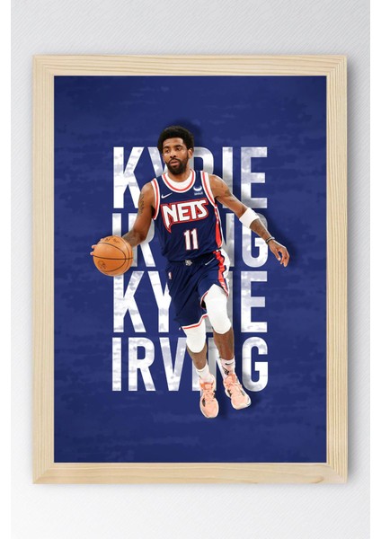 Kyrie Irving Çerçeveli Tablo - Basketbol Nba Posteri Tablo