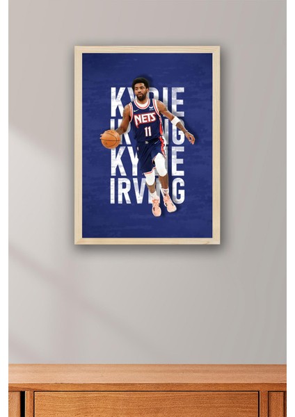Kyrie Irving Çerçeveli Tablo - Basketbol Nba Posteri Tablo fiyatları