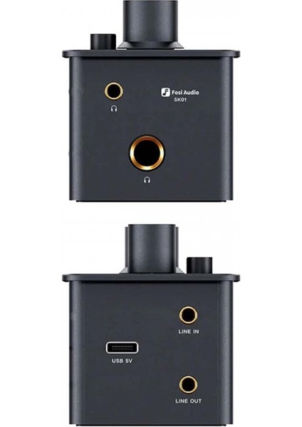 SK01 Hi-Fi Kulaklık Amplifikatörü, Ekolayzır Ön Amplifikatör, Baslı, Orta Yükseklikte Ses Regülatörü ve Ses Dengelemesi, Taşınabilir A Sınıfı Analog Amplifikatör, 3,5 mm ve 6,35 mm