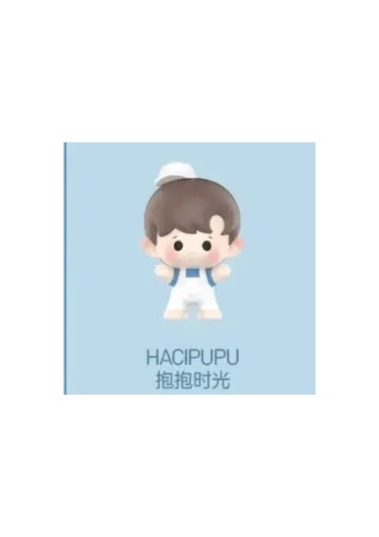 Orijinal Pop Bean Hug Serisi Mini Dolls Kawaii Anime Figür Sevimli Stand Masaüstü Süsler Sürpriz Kızlar Koleksiyonu Hacipupu 1 (Yurt Dışından)