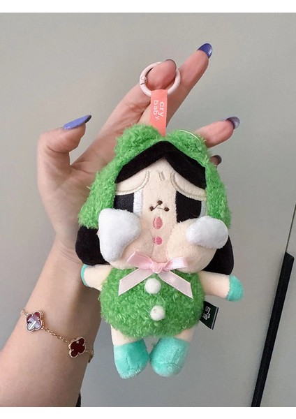 Yeni Crybaby Peluş Peluş Anahtar Bebek Bebek Karikatür Sevimli Key Zincir Asma Mücevher Araba Peluş Anahtar Zinciri Toys E (Yurt Dışından)