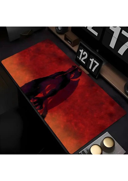 Devilman Crybaby Anime Mouse Pad Oyunu Mause Pads Cs Lol Xxl Home Hd Bilgisayar Masası Paspasılar Halı Oyuncu Ofis Dizüstü Dizüstü Fricolor Black-15/boyut 600X300X2MM (Yurt Dışından)