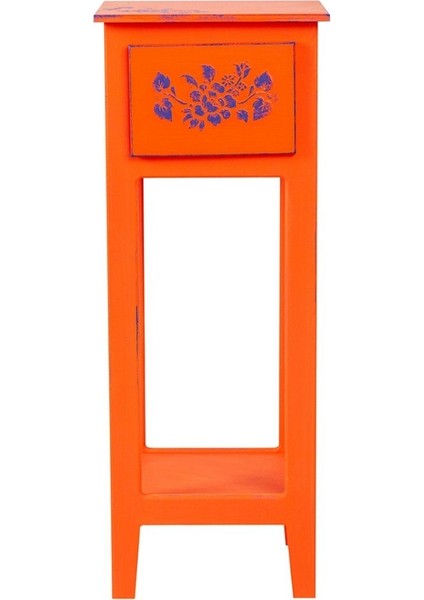 Bohem Turuncu Mini Komodin